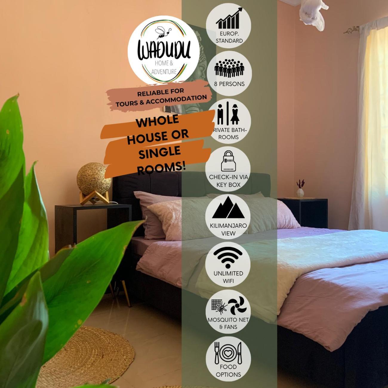 Bungalow X Garten & Terrasse X Wlan X Europaeisch Moshi Luaran gambar